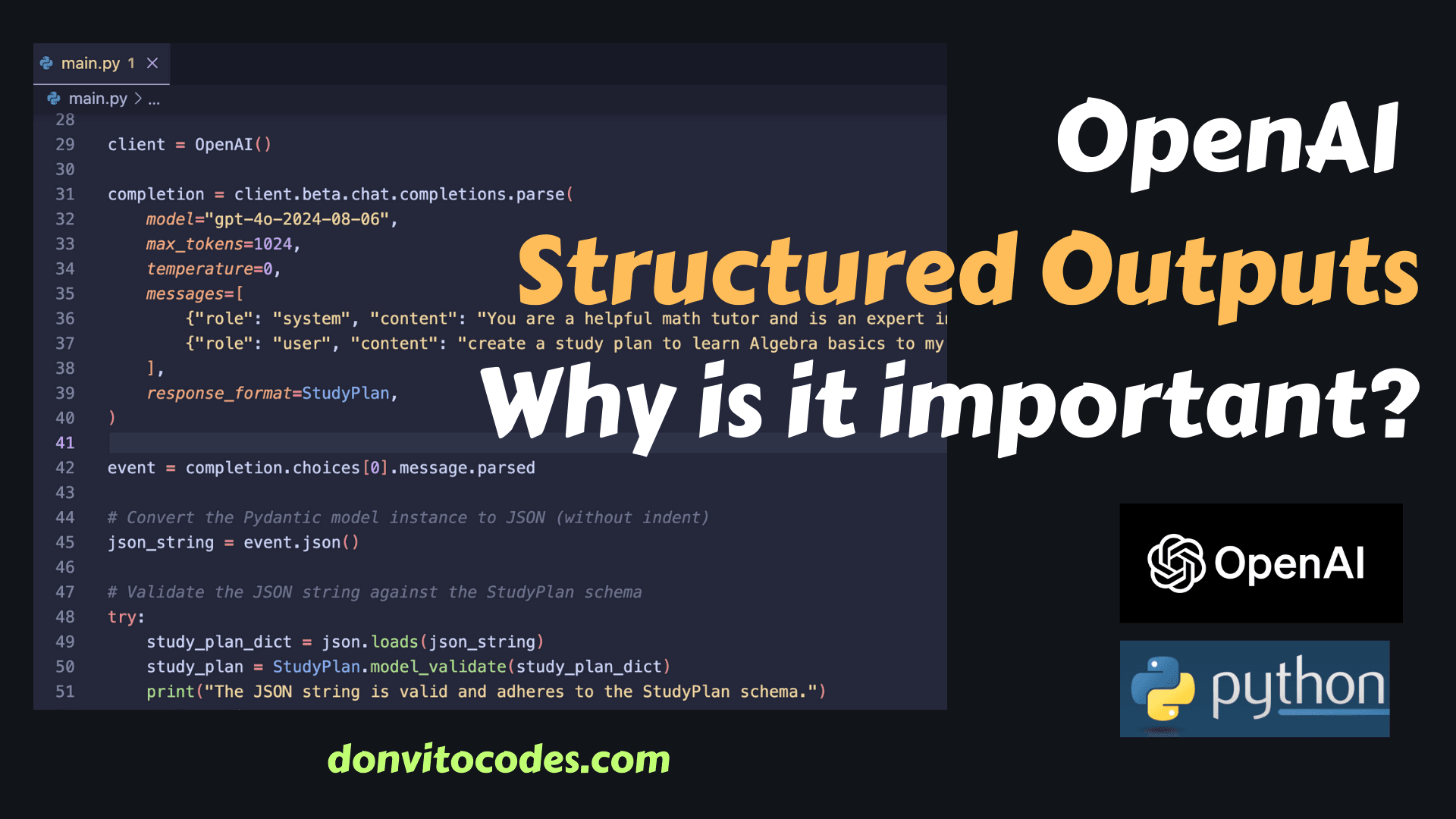 OpenAI Structured Outputs: Why is it important?